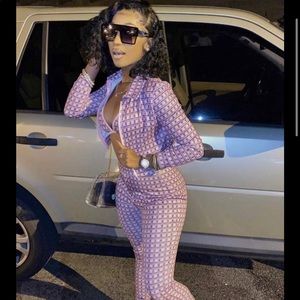 plaid baddie 3pc set